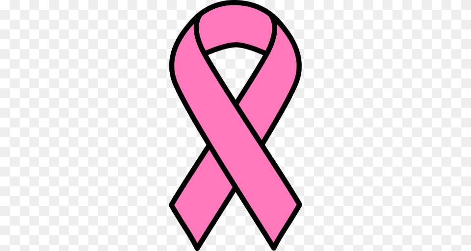 Cropped Pink Breast Cancer Ribbon Virginia, Purple, Symbol, Alphabet, Ampersand Png Image