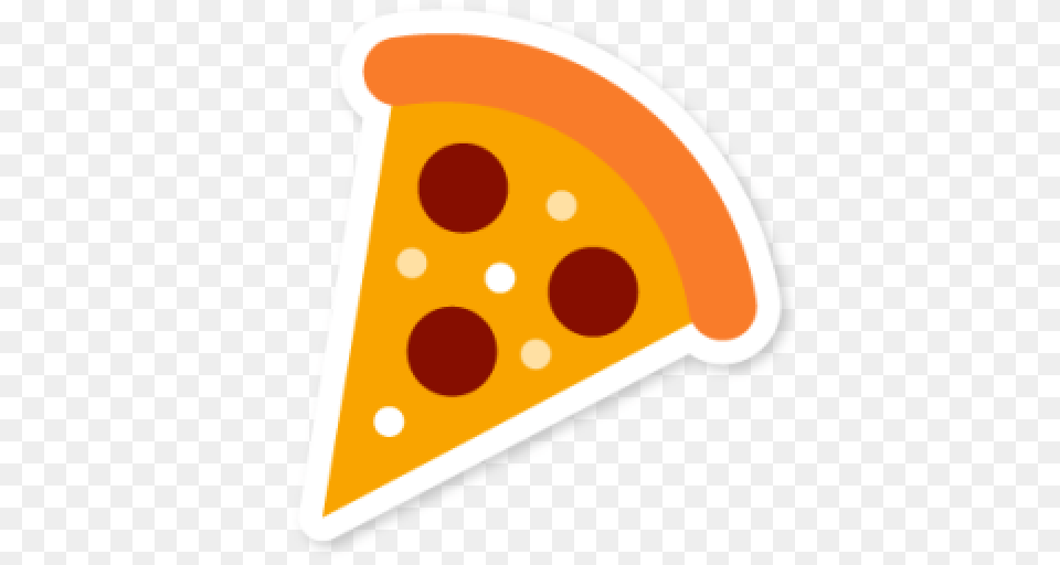 Cropped Pizza Icon, Triangle, Food, Sweets Png Image