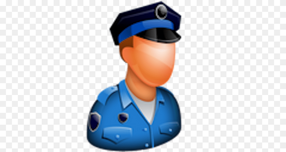 Cropped Police Icon Policeprep, Captain, Officer, Person, Bottle Png
