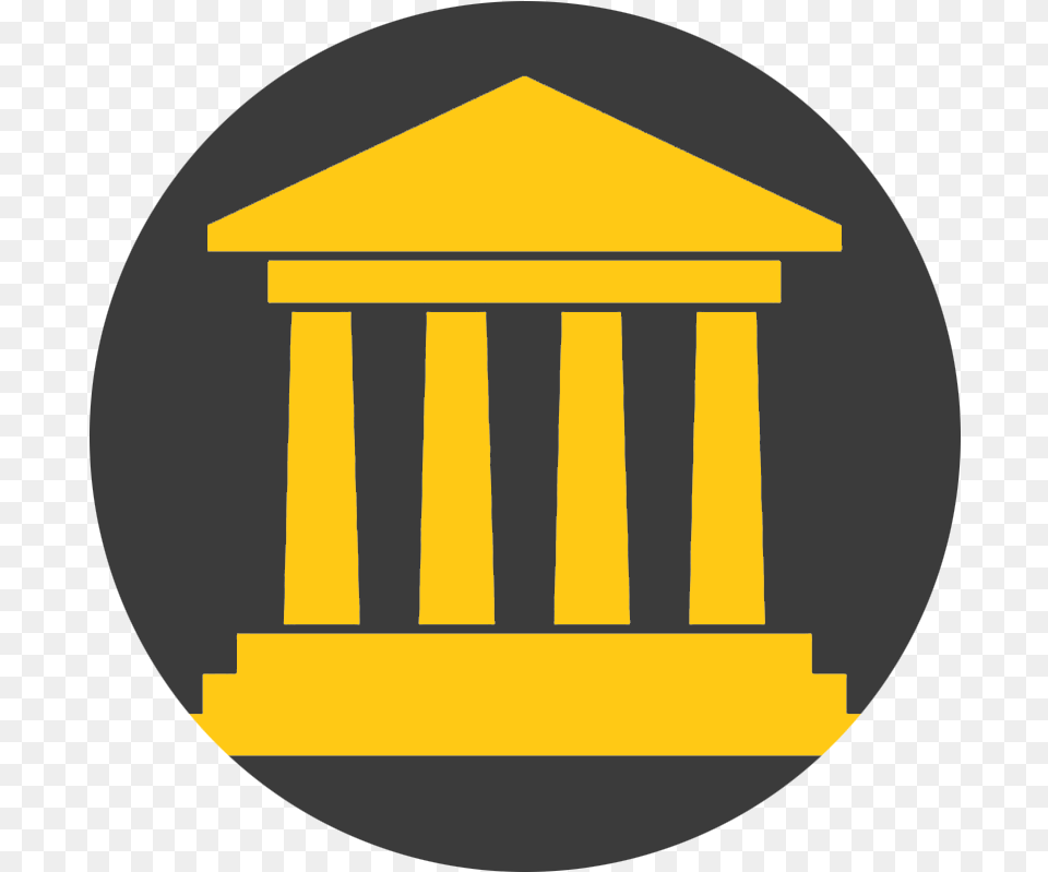 Cropped Public Sector Icon, Architecture, Pillar, Building, Parthenon Free Png Download