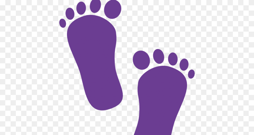 Cropped Purple Steps Clipart Sakiyna, Footprint Free Png