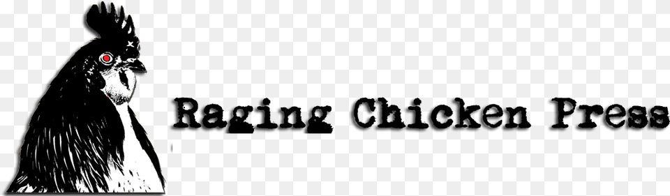 Cropped Raging Chicken Head New Layout Header Monochrome, Animal, Bird Png Image