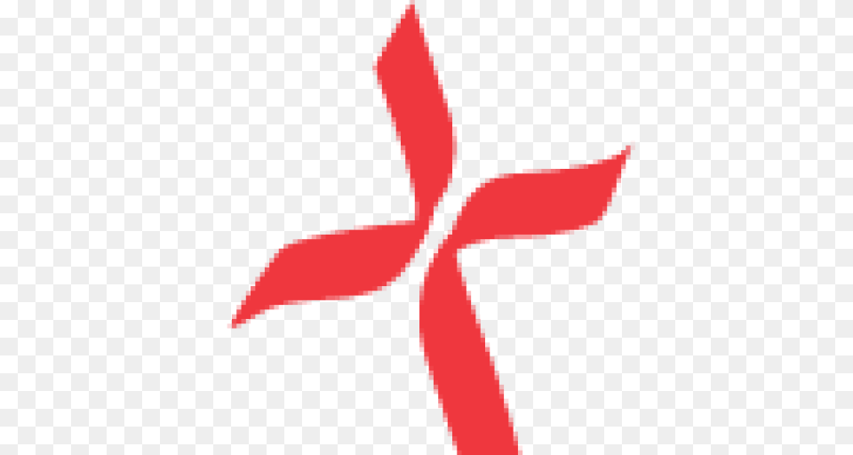 Cropped Red Cross Cornerstone, Symbol, Flower, Petal, Plant Png