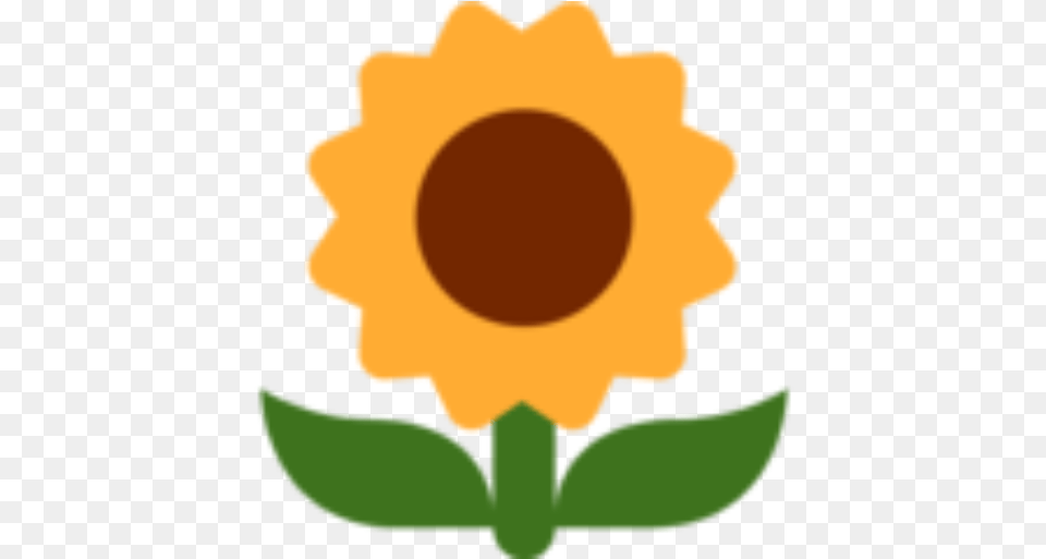 Cropped Sunflower Emoji Twitter, Flower, Plant, Person Free Transparent Png