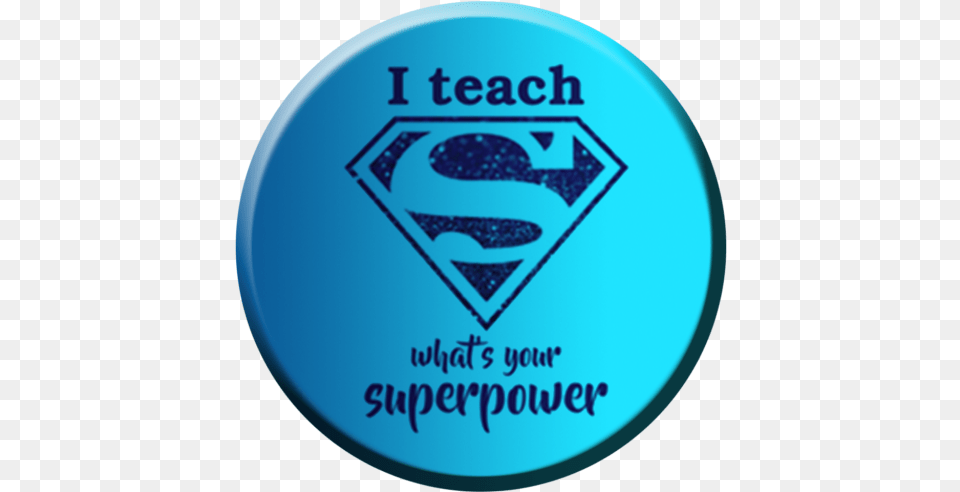 Cropped Superteachertgpng U2013 Superteacher, Badge, Logo, Symbol, Disk Png