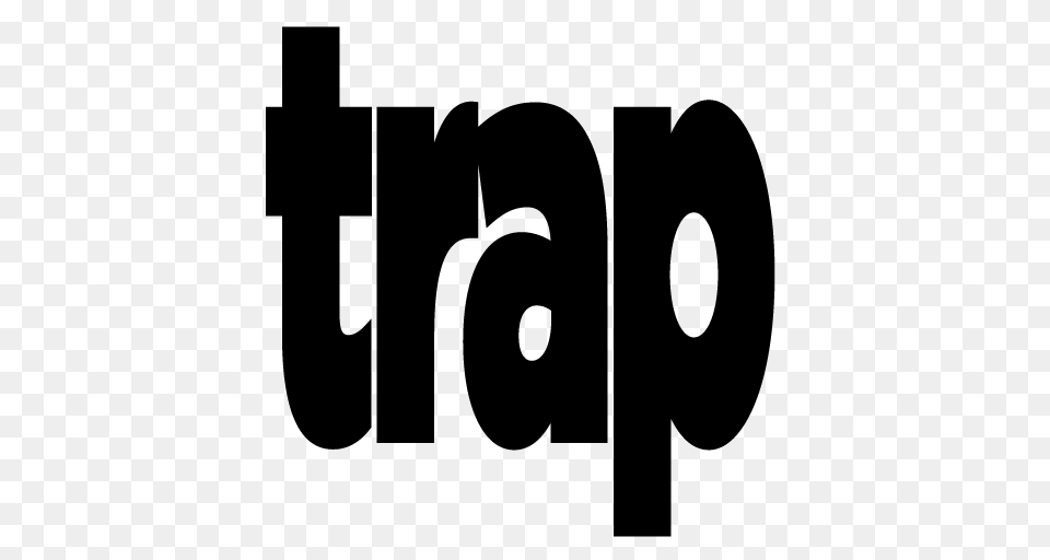 Cropped Trap Favicon T R A P, Gray Free Png