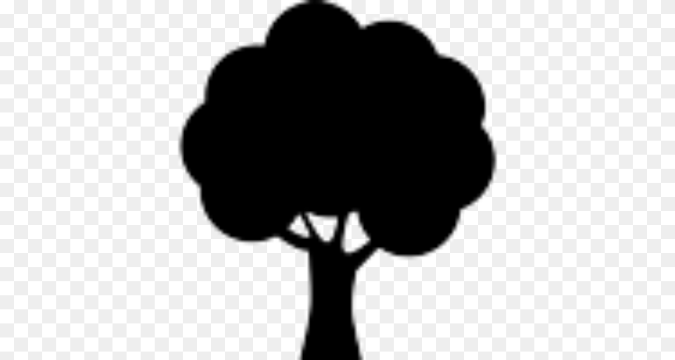 Cropped Tree Silhouette Wood, Stencil, Person Png