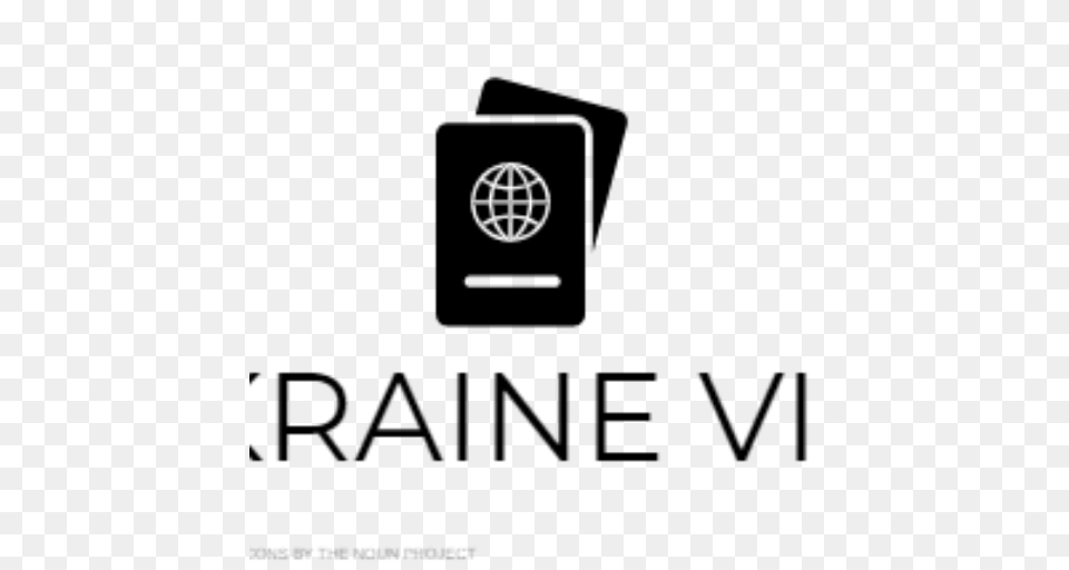 Cropped Ukraine Visa Logo Ukraine Visa, Gray Png