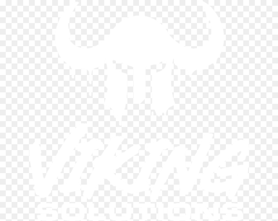 Cropped Vikingsolutionslogowithoutbackground5png Johns Hopkins Logo White, Animal, Buffalo, Mammal, Wildlife Free Transparent Png
