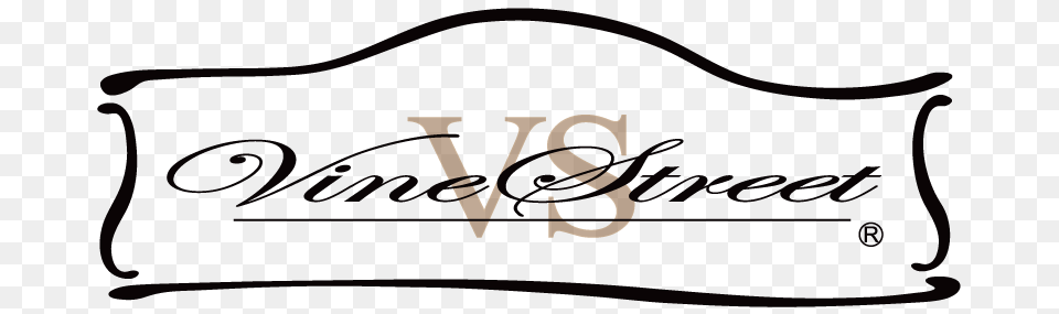 Cropped Vine Street Logo Tan Vs Vine Street Apparel, Text, Symbol, Blackboard Free Transparent Png