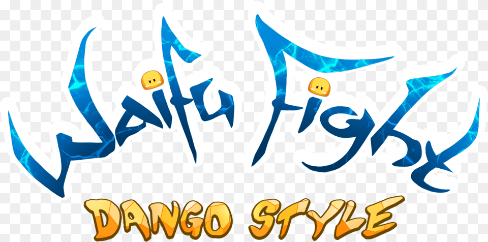 Cropped Waifufight Logo, Text, Animal, Fish, Sea Life Png Image