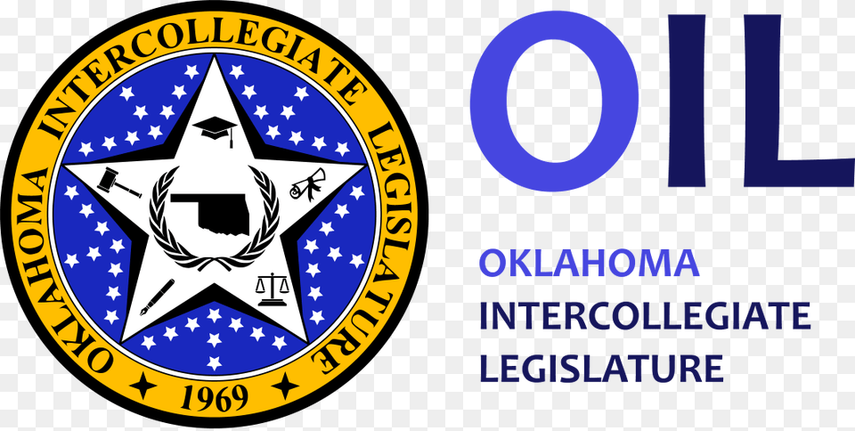 Cropped Webpage Logo 1 Oklahoma Intercollegiate Legislature, Badge, Symbol Png Image