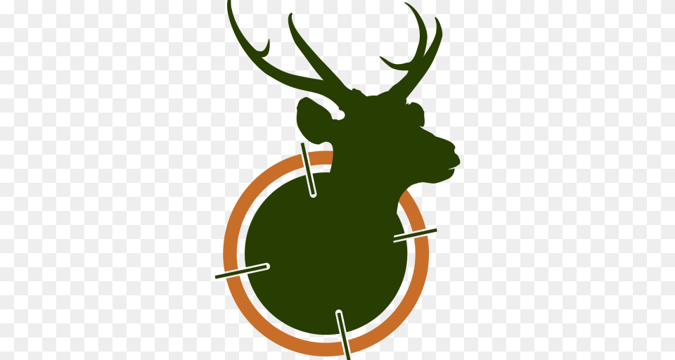 Cropped Wild Deer Hgf Expo Icon Colour Wild Deer Hunting, Animal, Mammal, Wildlife, Antler Free Transparent Png