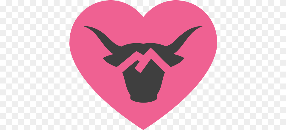 Cropped Yak, Heart Free Png Download