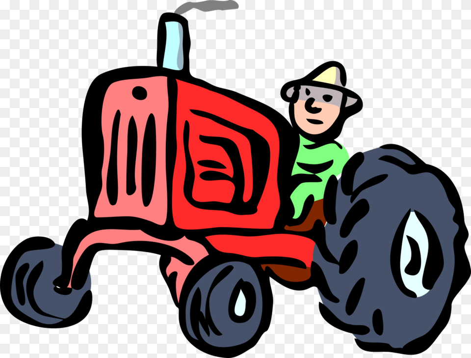 Crops Clipart Tractor Farmer Equipment Clipart, Transportation, Vehicle, Face, Head Free Transparent Png