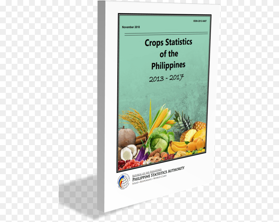 Crops Statistics Of The Philippines Book Cover, Advertisement, Poster, Food, Fruit Free Png Download