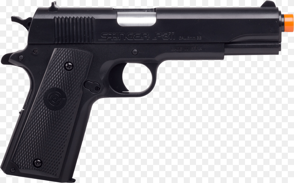 Cros Asp311b P311 Milt Pistol 325 Fps Browning 1911 22 Version Black Label, Firearm, Gun, Handgun, Weapon Free Png Download