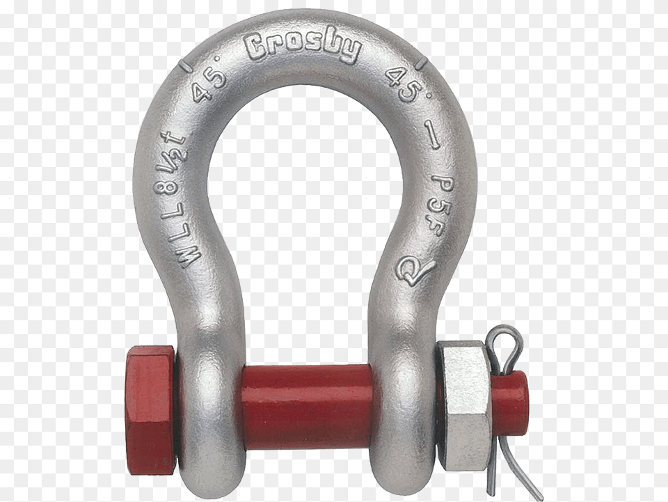 Crosby G 2130 Galvanized Bolt Type Anchor Shackles G2130 Crosby Shackle, Electronics, Hardware Png Image