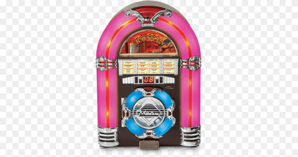 Crosley Jukebox Cd Crosley Cr1101a Ch Jukebox With Cd Player, Gambling, Game, Slot, Gas Pump Png Image