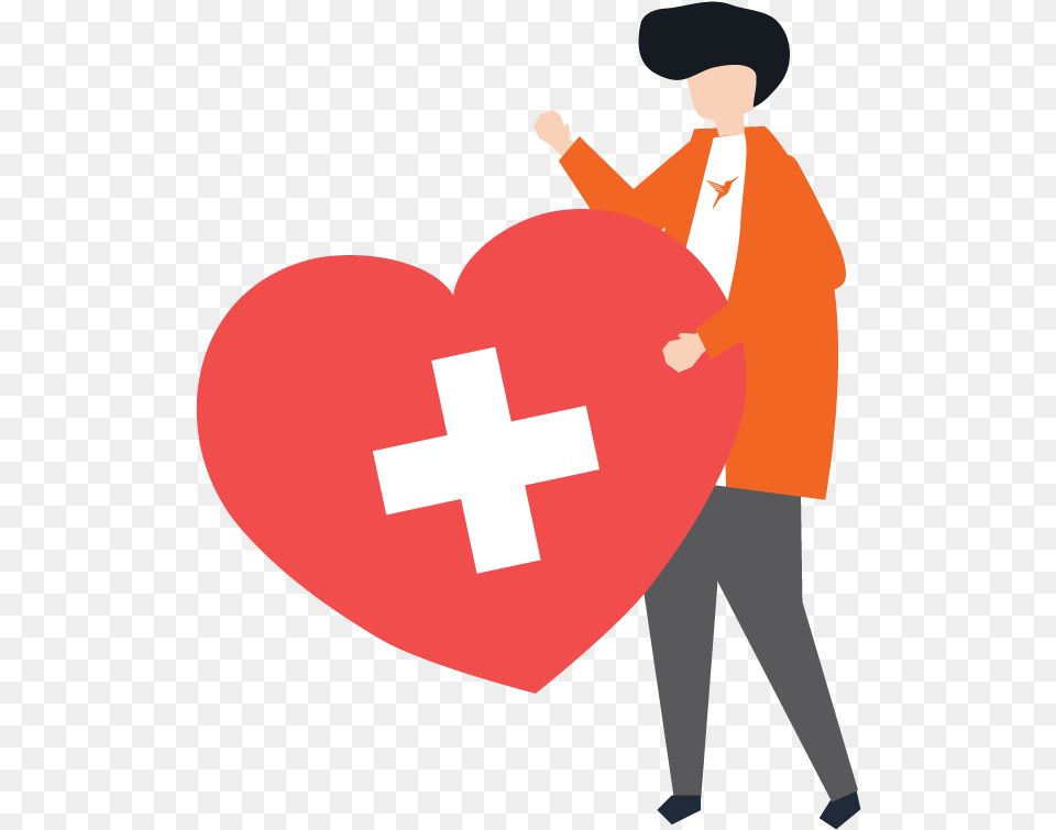 Cross, First Aid, Logo, Heart, Adult Png Image