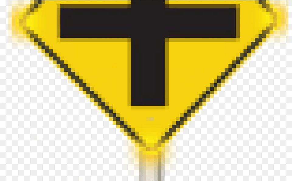 Cross, Sign, Symbol, Road Sign Png