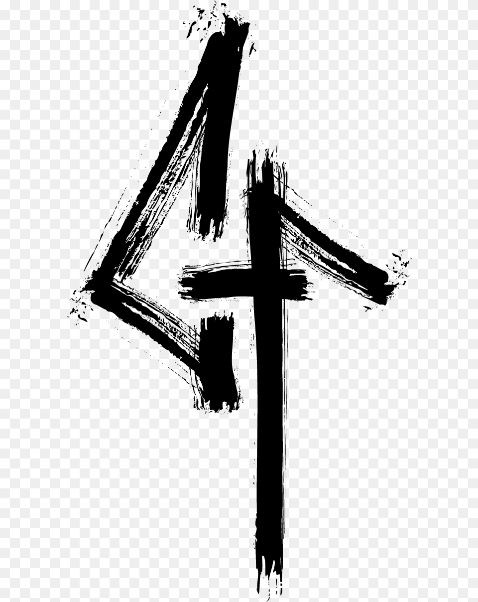 Cross, Gray Free Png Download