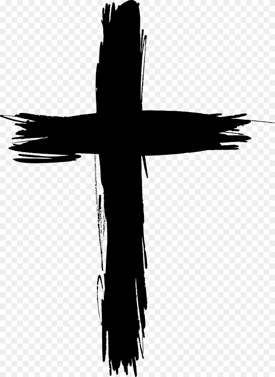 Cross, Gray Png