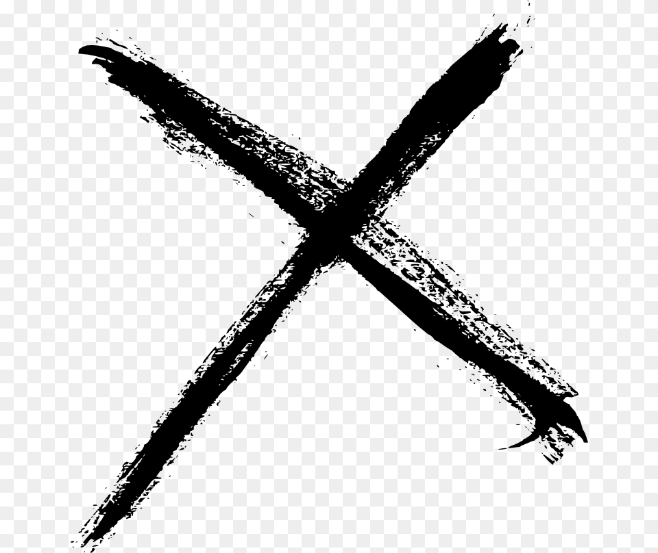 Cross, Stencil, Weapon, Blade, Dagger Png Image