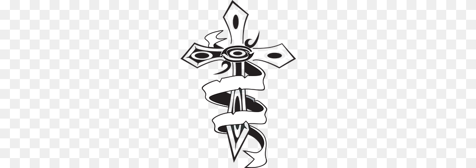 Cross Emblem, Symbol, Stencil Png