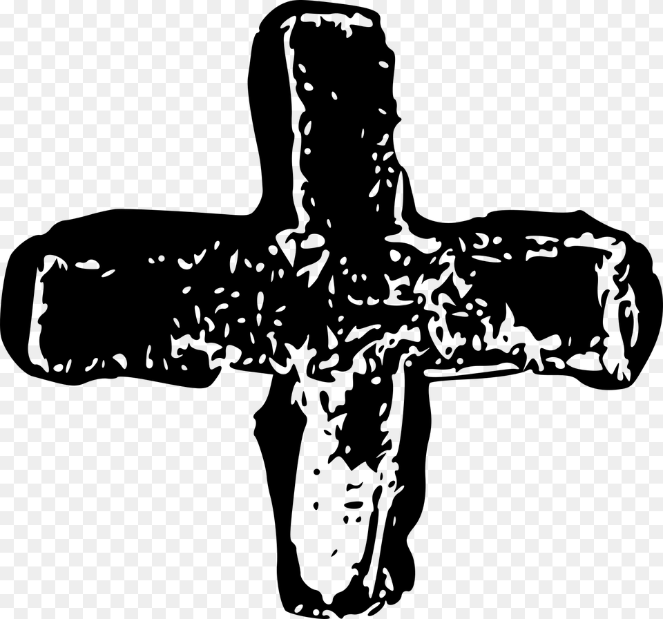 Cross, Gray Free Png Download