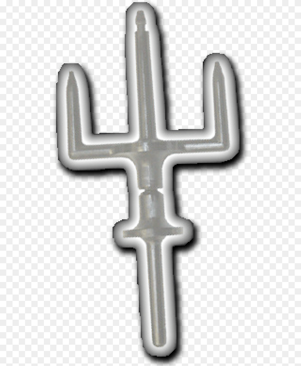 Cross, Weapon, Symbol, Trident Free Transparent Png