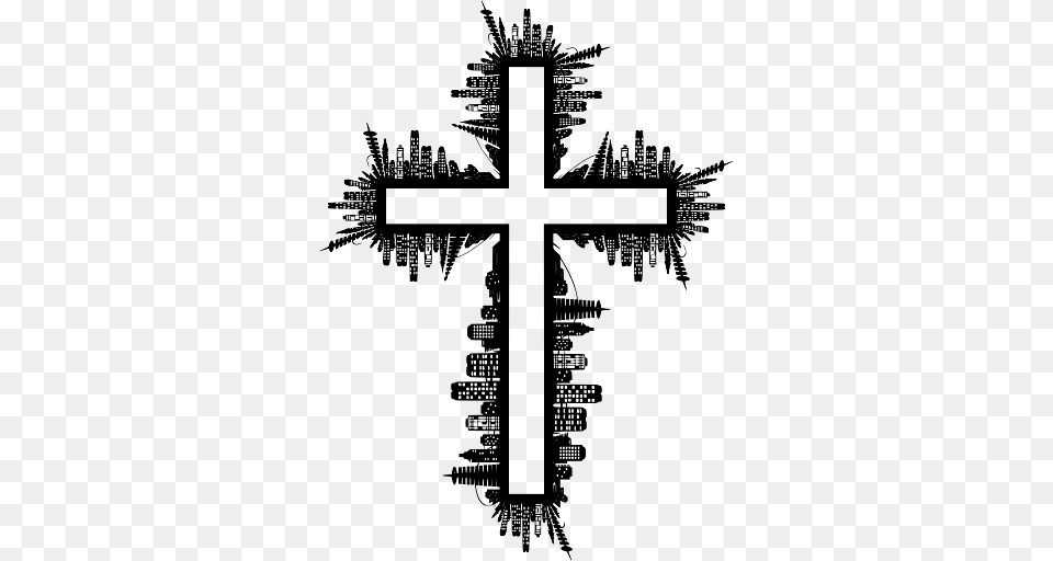 Cross City Skyline, Symbol Free Transparent Png