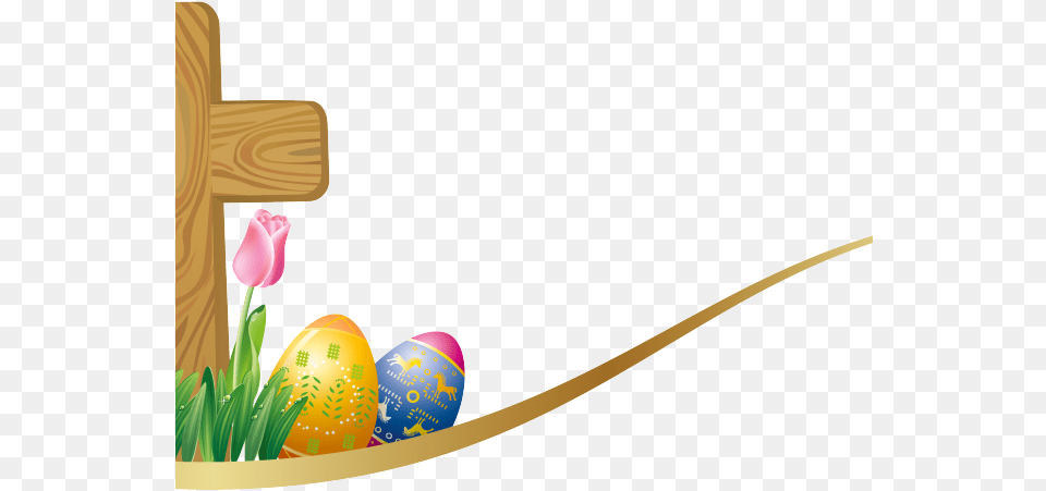 Cross Clipart Easter Easter, Egg, Food, Balloon, Easter Egg Free Png