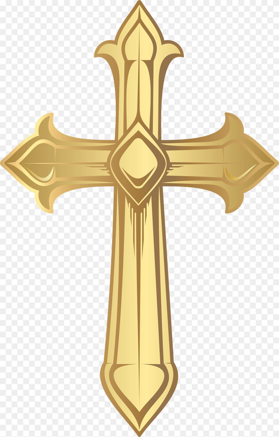 Cross Clipart Gold Cross, Symbol, Crucifix Png Image