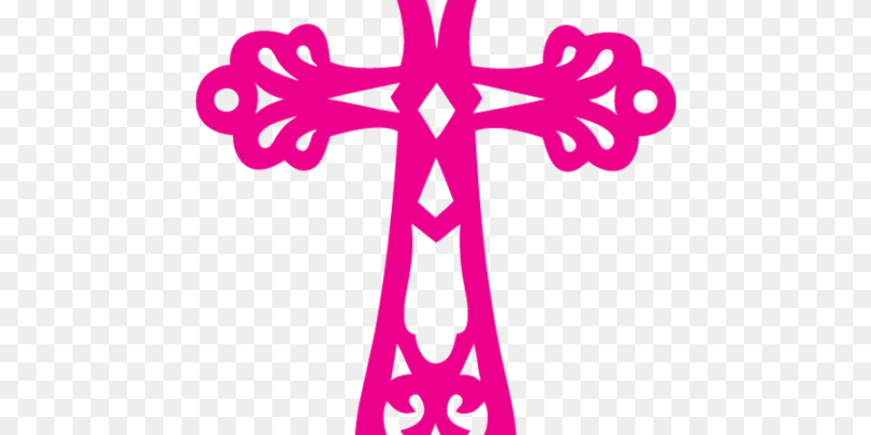 Cross Clipart Pink, Symbol Free Transparent Png