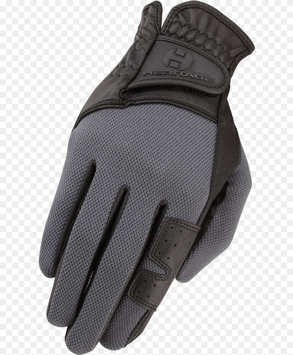 Cross Country Glove Blackgrey Heritage Gloves X Country Gloves Ladies Riding Gloves, Baseball, Baseball Glove, Clothing, Sport Png