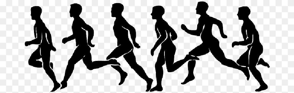 Cross Country Running Clip Art Portable Network Graphics People Running Clipart, Silhouette, Person, Walking, Head Free Png