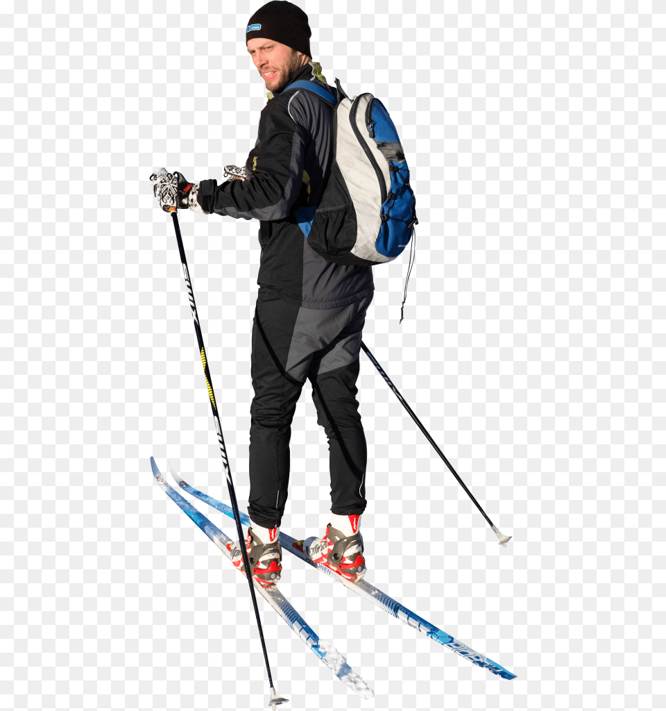Cross Country Skier Cut Out, Sport, Snow, Piste, Outdoors Png