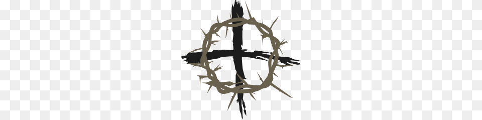 Cross Crown Thorns, Barbed Wire, Wire, Person Png