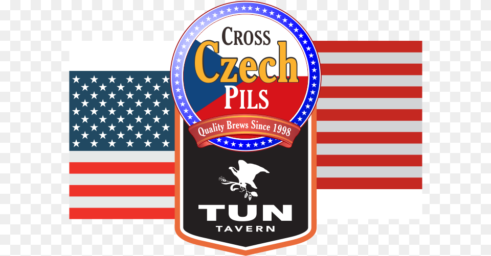 Cross Czech Pils American Flag, Logo, Badge, Symbol, Baby Free Png