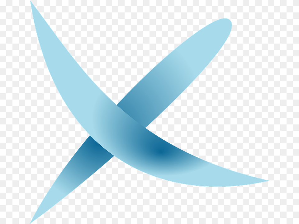 Cross Delete Blue No Sign Negative Wrong Reject Stockxchng, Blade, Dagger, Knife, Weapon Free Png