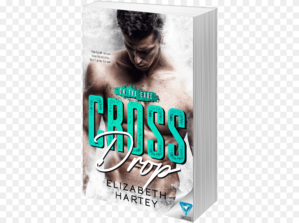 Cross Drop 3d Book Elizabeth Hartey, Publication, Novel, Person, Advertisement Png Image