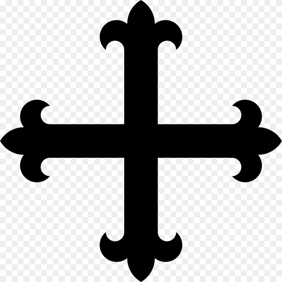 Cross Flory Heraldry Transparent Clipart, Symbol Free Png