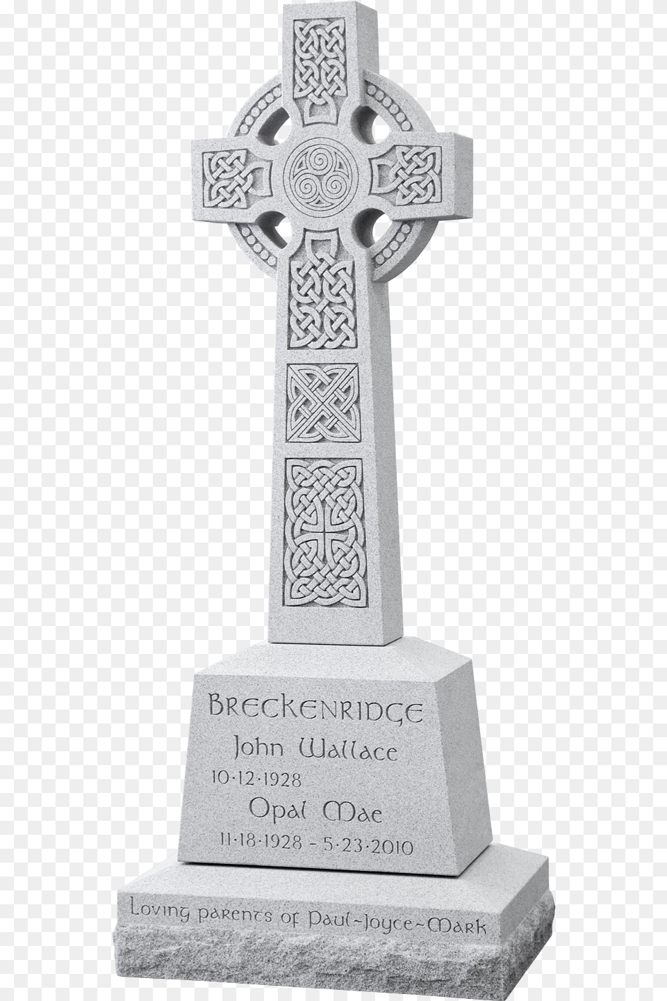 Cross Grave Celtic Knots Gravestone, Symbol, Tomb Free Png Download