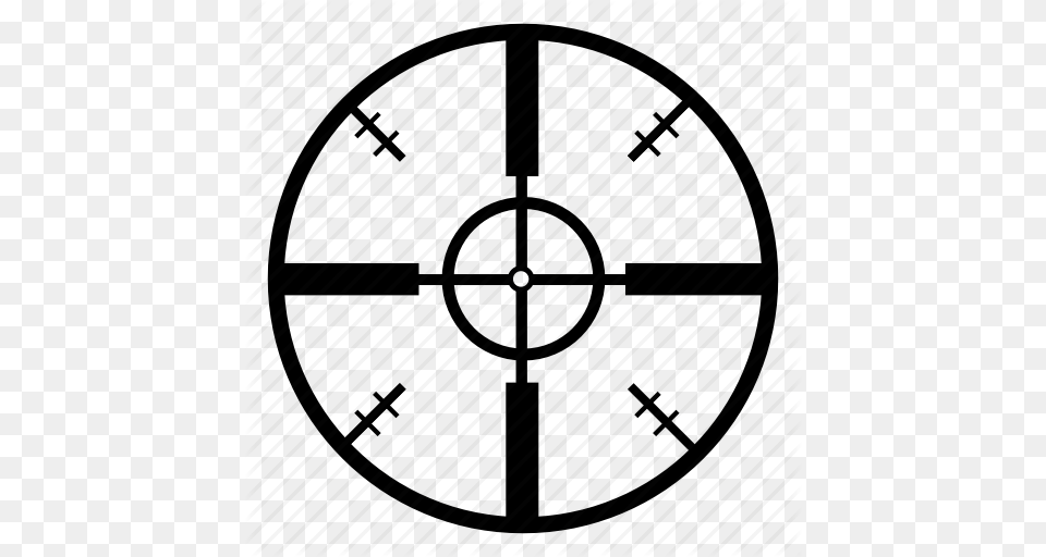 Cross Hair Reticle Sniper Icon, Symbol Png