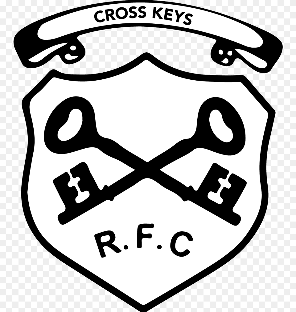 Cross Keys Rfc Rugby Logo, Smoke Pipe, Armor Free Png Download