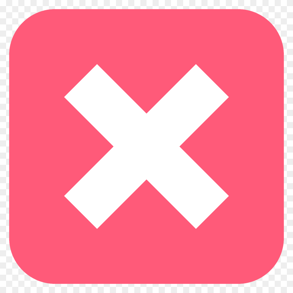 Cross Mark Button Emoji Clipart, Symbol Free Png Download