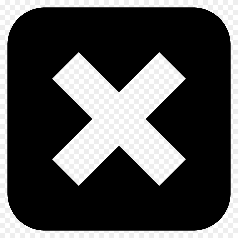 Cross Mark Button Emoji Clipart, Symbol Free Png