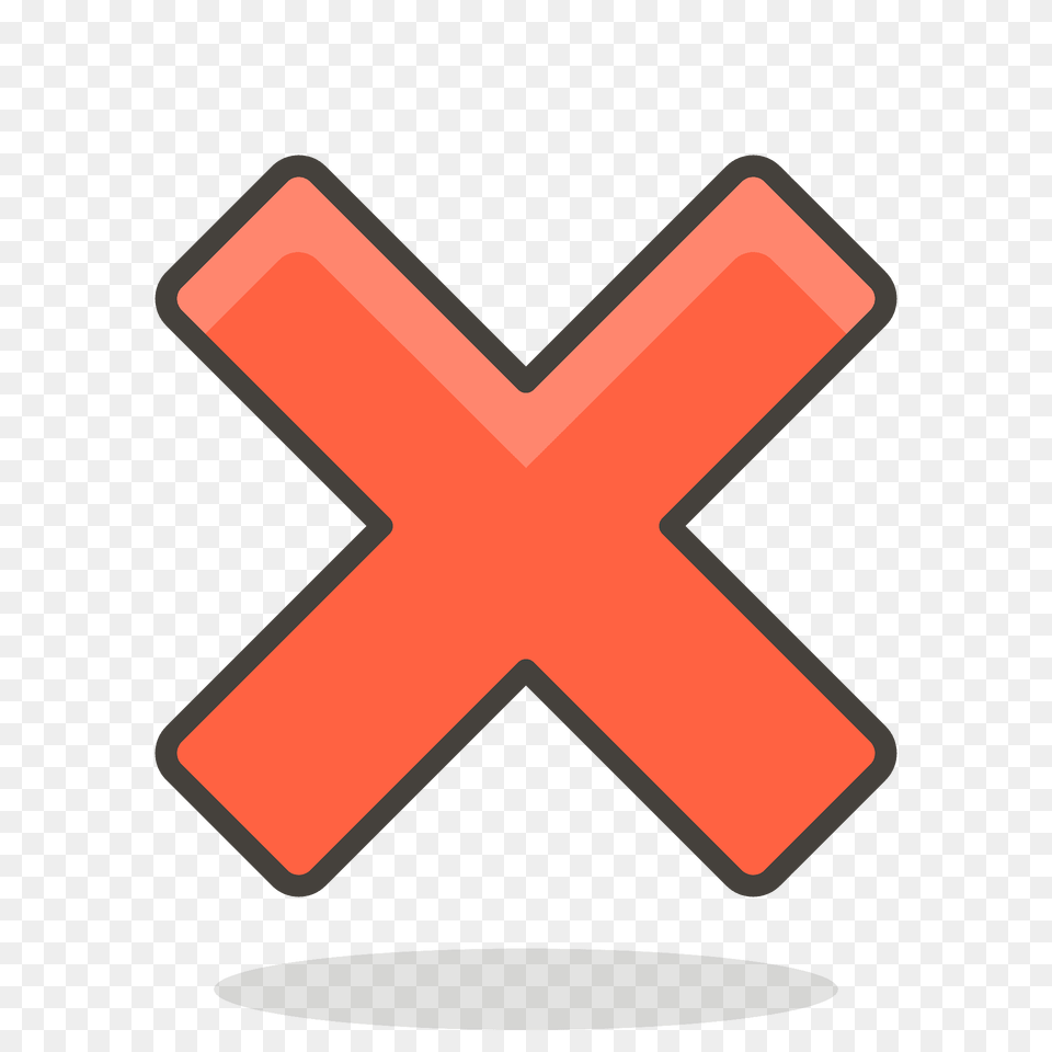 Cross Mark Emoji Clipart, Logo, Symbol, Sign, First Aid Free Png