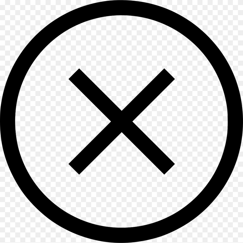 Cross Mark X Delete Comments Electronic Arts Logo, Sign, Symbol Png Image